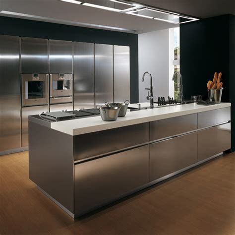 stainless steel wrapped cabinets|modern stainless steel kitchen cabinets.